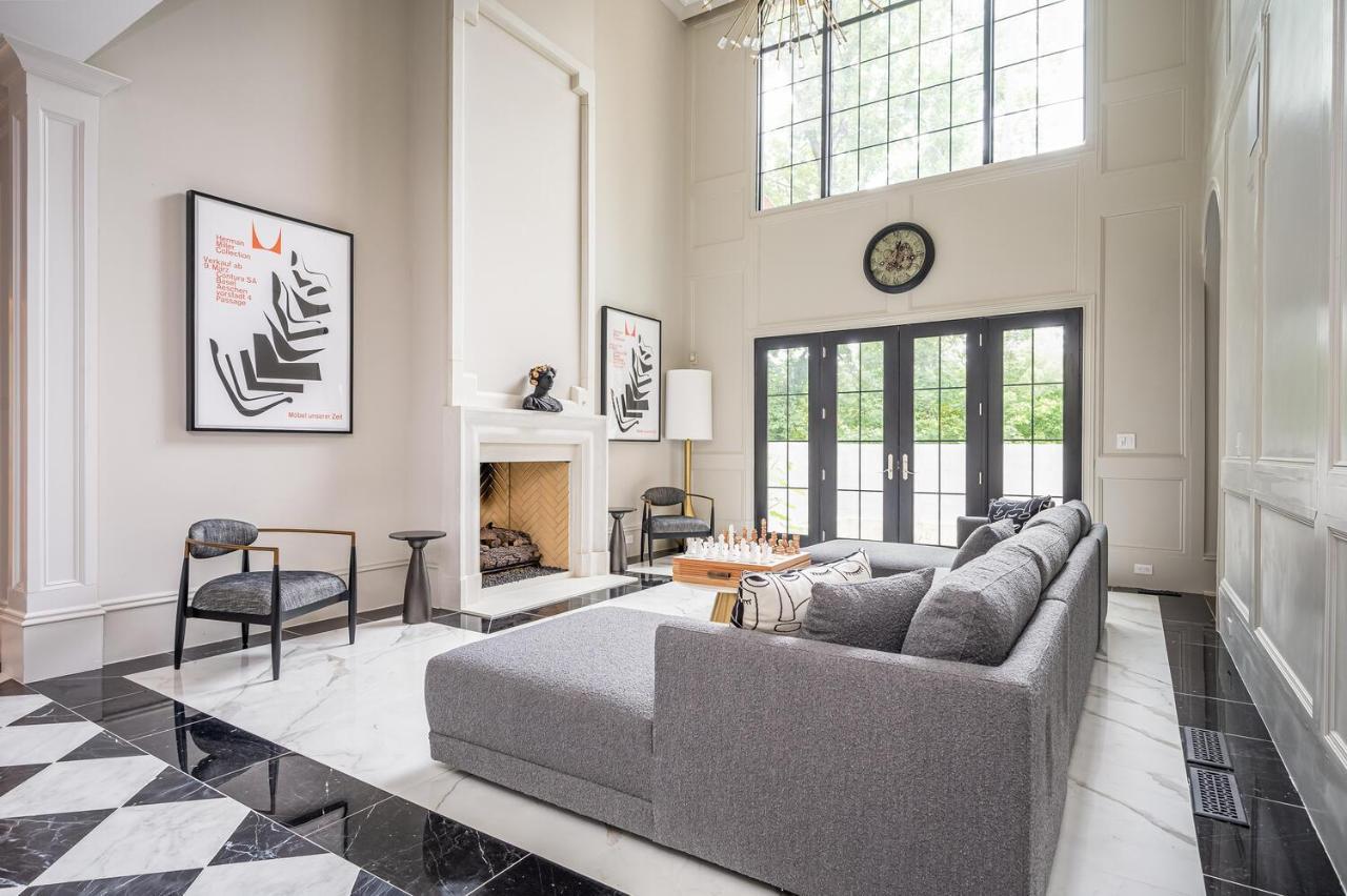 Adams Mansion, 10K Sqft, 7Bd/7Ba, 15Min To Airport Villa Atlanta Bagian luar foto