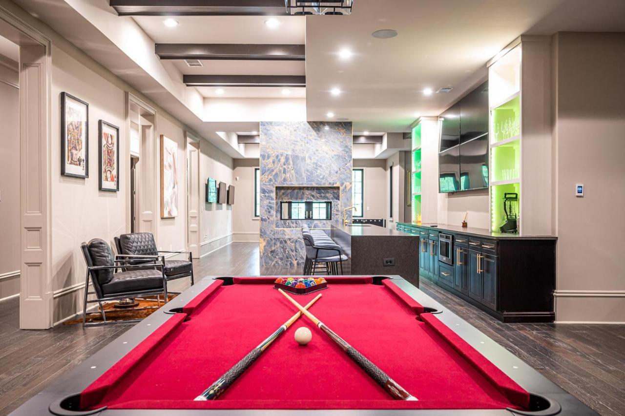 Adams Mansion, 10K Sqft, 7Bd/7Ba, 15Min To Airport Villa Atlanta Bagian luar foto