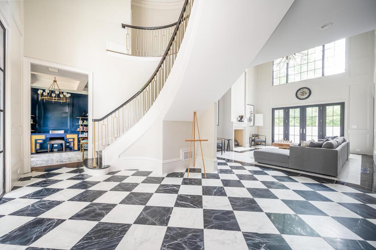 Adams Mansion, 10K Sqft, 7Bd/7Ba, 15Min To Airport Villa Atlanta Bagian luar foto