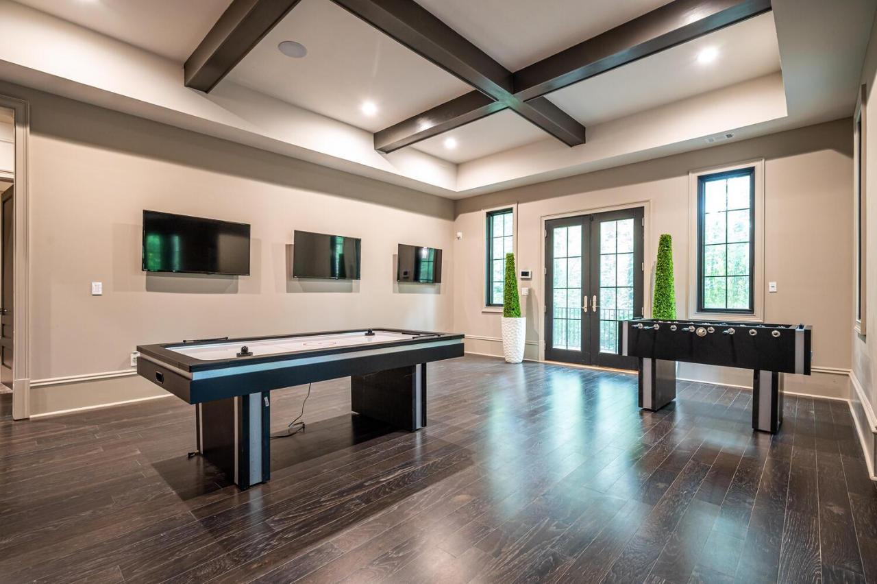 Adams Mansion, 10K Sqft, 7Bd/7Ba, 15Min To Airport Villa Atlanta Bagian luar foto